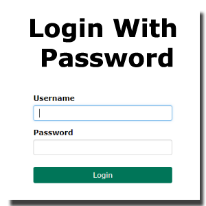 Login with Username and Password